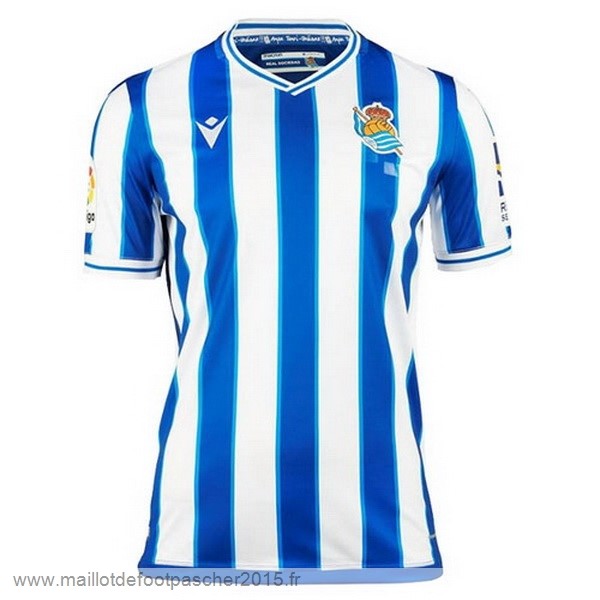 Maillot Foot Achat Domicile Maillot Real Sociedad 2020 2021 Bleu