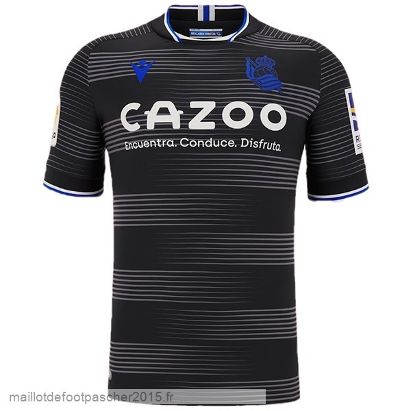 Maillot Foot Achat Exterieur Maillot Real Sociedad 2022 2023 Noir