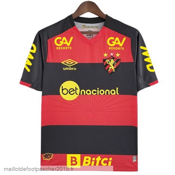 Maillot Foot Achat Thailande Domicile Maillot Recife 2022 2023 Rouge Noir