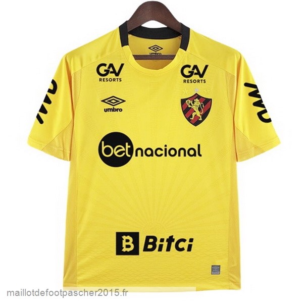 Maillot Foot Achat Thailande Gardien Maillot Recife 2022 2023 I Jaune