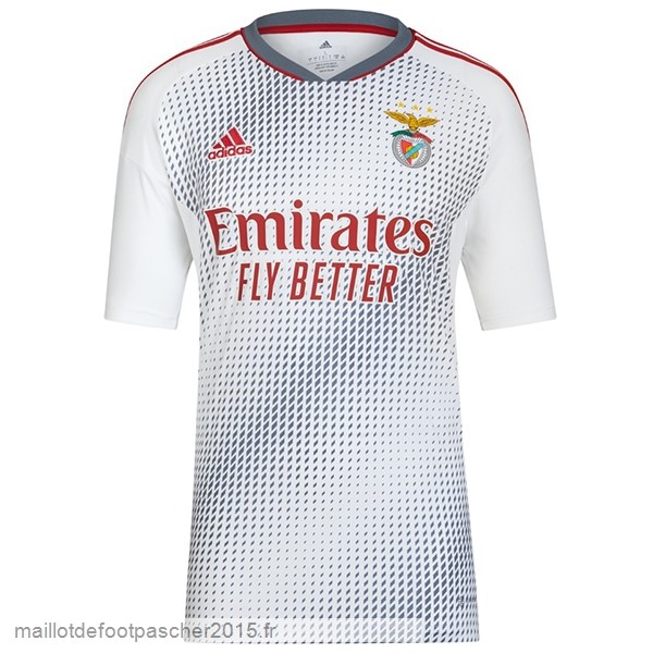 Maillot Foot Achat Thailande Third Maillot Benfica 2022 2023 Blanc