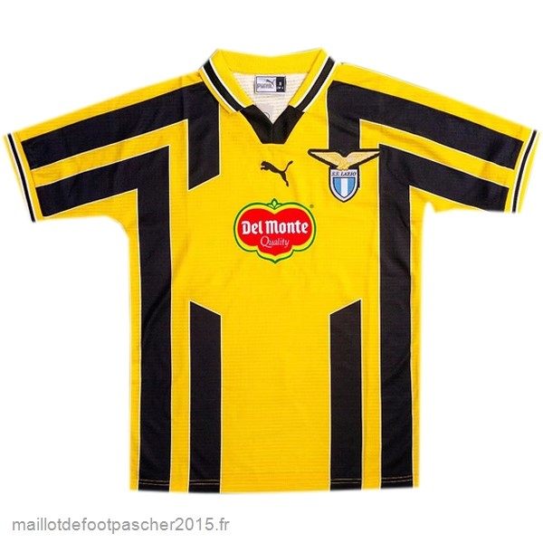 Maillot Foot Achat Third Maillot Lazio Rétro 1998 1999 Jaune