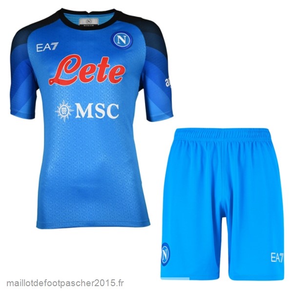 Maillot Foot Achat Domicile Conjunto De Enfant Napoli 2022 2023 Bleu