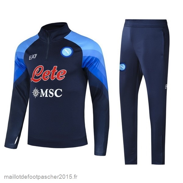 Maillot Foot Achat Survêtements Enfant Napoli 2022 2023 Bleu Marine