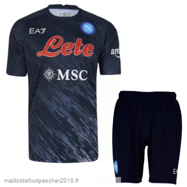 Maillot Foot Achat Third Conjunto De Enfant Napoli 2022 2023 Noir