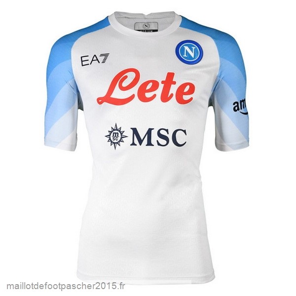 Maillot Foot Achat Exterieur Maillot Napoli 2022 2023 Blanc