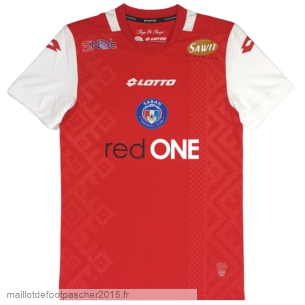 Maillot Foot Achat Thailande Domicile Maillot Sabah 2022 2023 Rouge