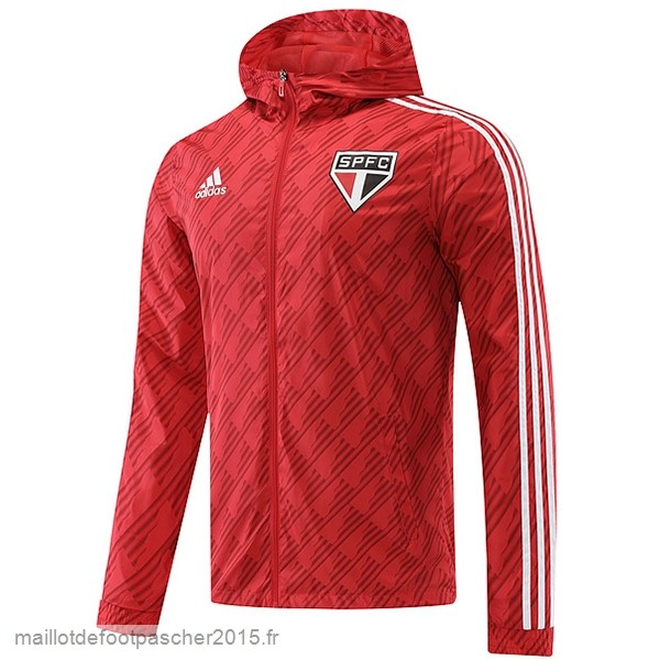 Maillot Foot Achat Coupe Vent São Paulo 2022 2023 Rouge