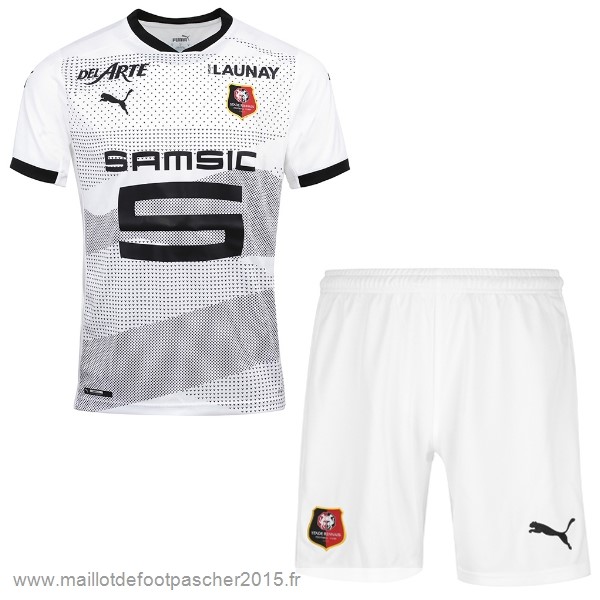 Maillot Foot Achat Exterieur Conjunto De Enfant Stade Rennais 2020 2021 Blanc