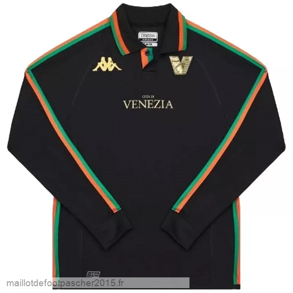 Maillot Foot Achat Thailande Domicile Manches Longues Venezia 2022 2023 Noir