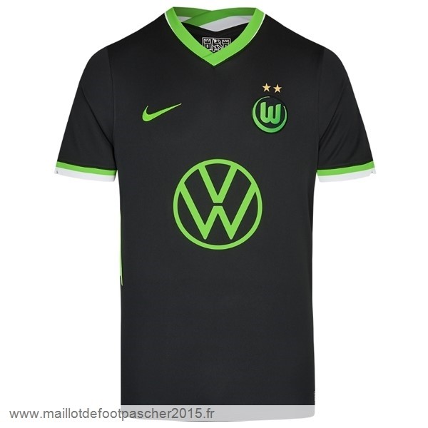 Maillot Foot Achat Exterieur Maillot Wolfsburgo 2020 2021 Vert Marine