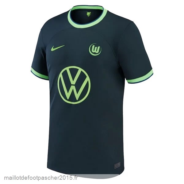 Maillot Foot Achat Thailande Exterieur Maillot Wolfsburgo 2022 2023 Vert