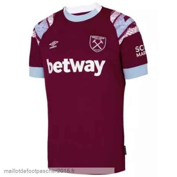 Maillot Foot Achat Domicile Maillot West Ham United 2022 2023 Rouge