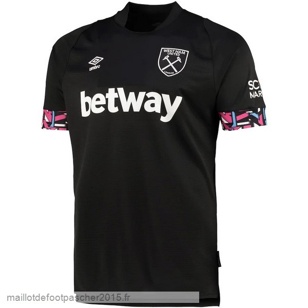 Maillot Foot Achat Thailande Exterieur Maillot West Ham United 2022 2023 Noir