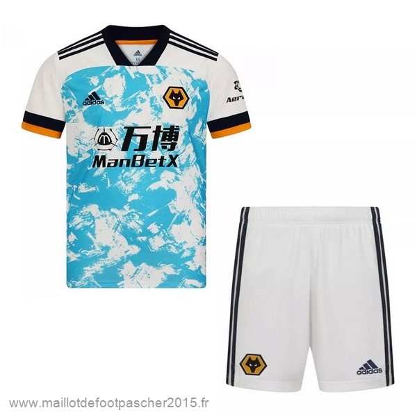 Maillot Foot Achat Exterieur Conjunto De Enfant Wolves 2020 2021 Blanc