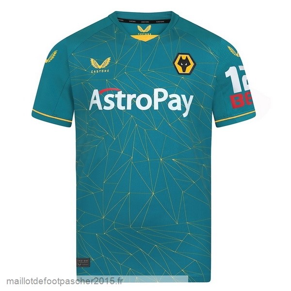 Maillot Foot Achat Thailande Exterieur Maillot Wolves 2022 2023 Vert